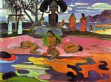 Paul Gauguin Wall Art - Mahana No Atua